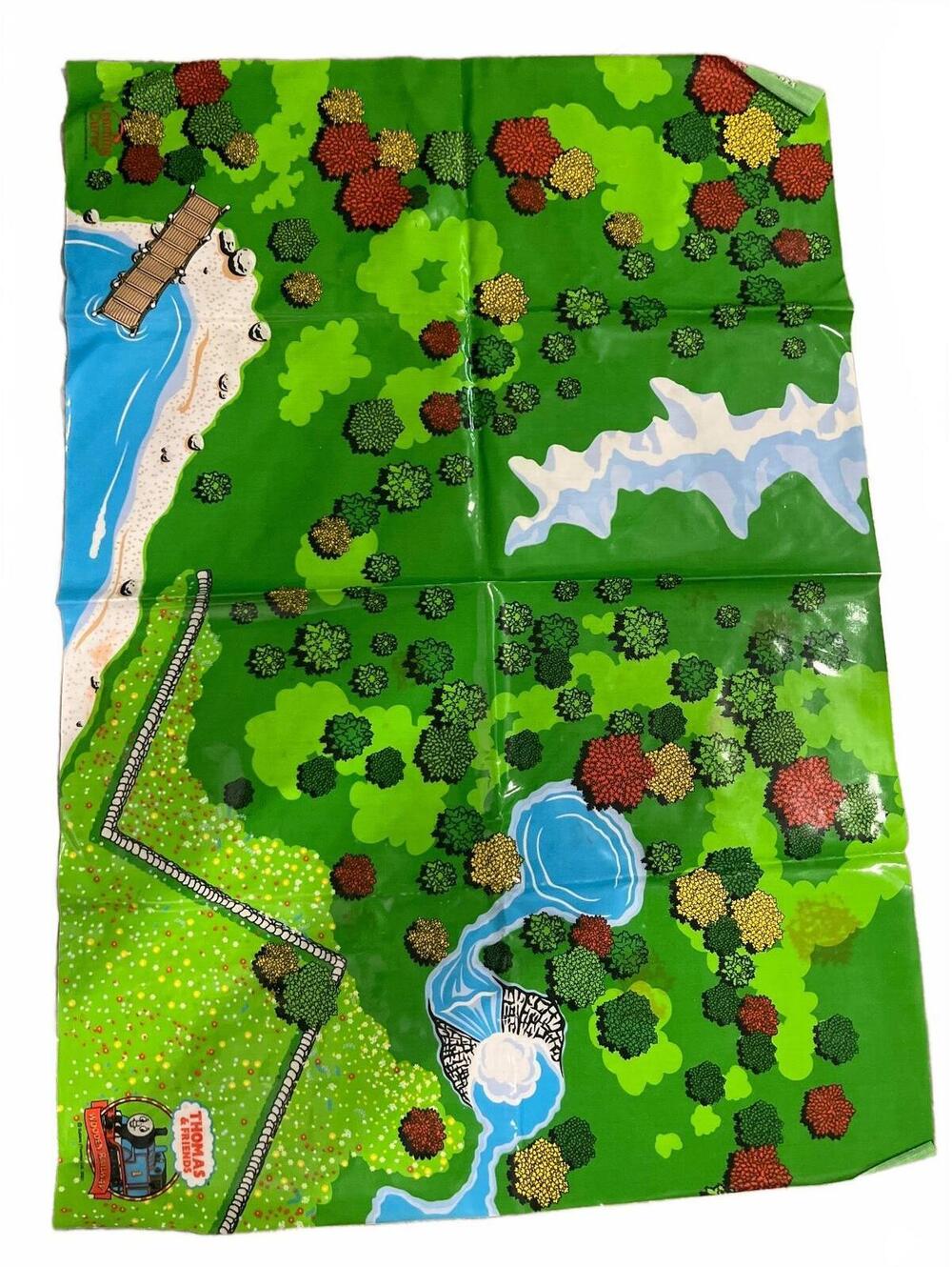 Train Play Mat Thomas & Friends Wooden Railway by Learning Curve Vintage 2001